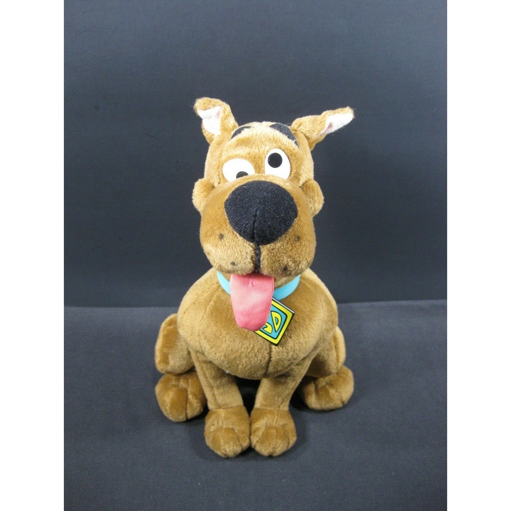 DOG SCOOBY DOO Head Spins 11" Plush Animal Toy Rotating Head Sittingā Up STUFFED